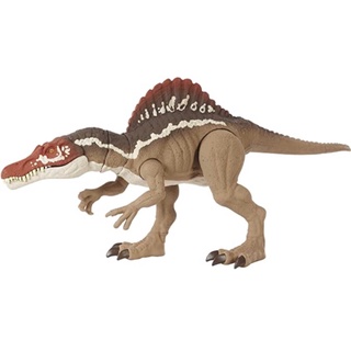 Jurassic World Extreme Chompin' Spinosaurus Figura de acción de Dinosaurio, mordida Enorme, decoración auténtica, arti