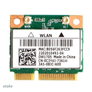 Utake Intel Qualcomm Atheros QCWB335 Wifi Mini tarjeta inalámbrica CN-0C3Y4J para Dell DW1705