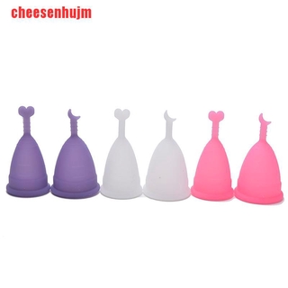 [cheesenhujm]Womens Reusable Medical Silicone Soft Menstrual Period Cup Size Small or Large