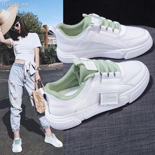 Zapatos blancos mujer 2021 nuevos zapatos para mujer Primavera y verano estilo fino salvaje Zapatos coreanos para estudiantes Zapatos de suela plana Zapatos blancos de malla