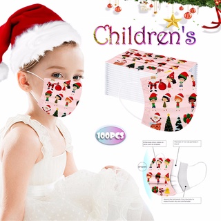 navidad niños máscara desechable mascarilla facial industrial 3ply ear loop (mentbase6.mx)