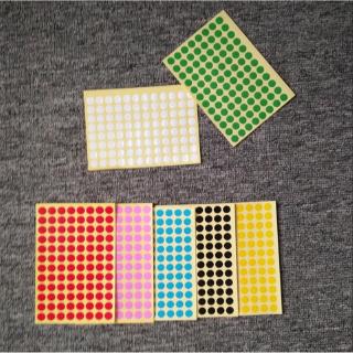10 hojas De 10mm stickers Redondos adhesivos De colores adhesivos De Círculo De colores