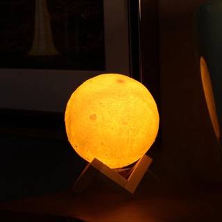 [Fy] 880 ml lámpara de luna humidificador de aire de luz difusor Aroma noche fresco niebla purificador