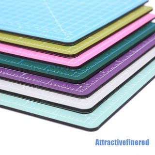 [Attractivefinered] A5 PVC Self Healing Cutting Mat Craft Quilting Grid Lines Printed Board