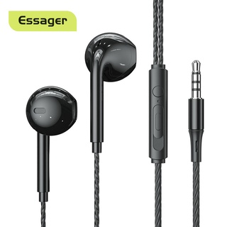 Essager Hi-Fi auriculares con micrófono universal auriculares de 3,5 mm jack auriculares con cable para iOS Android 【known】