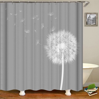 Cortina de baño moderna patrón Simple decoración del hogar impermeable poliéster cortinas de ducha pantalla de baño 180*180cm & 180*200cm