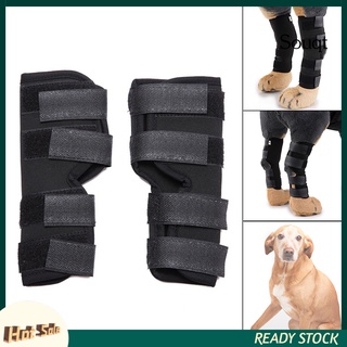 Sqyg 1 par de rodilleras para perros/mascotas/soporte para piernas/protectores de rodillera de seguridad para piernas (1)