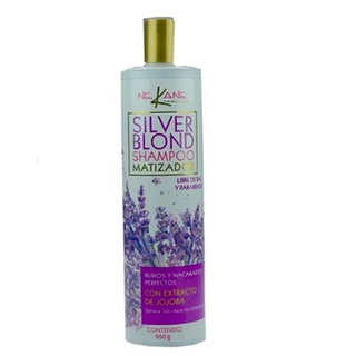 Shampoo Matizador Silver Percapelli Libre De Sal Rubios y Nacarados perfectos