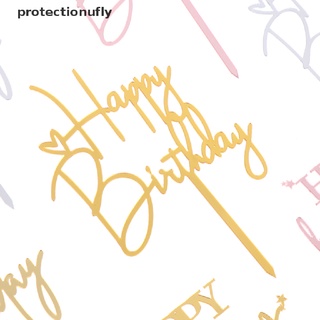 Pfmx PCS Glitter Paper Happy Birthday Cake Topper Cupcake Dessert Decor Supplies Glory (3)