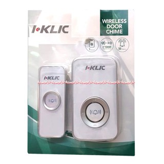Moztec timbre inalámbrico inalámbrico timbre pequeño timbre valla campana I-clic I-Klic iKlic iKlic Iclick