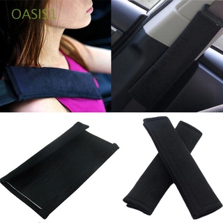 OASIS1 2Pcs Nuevo Coche seat belt Pads Suave Arnes Correa de hombro de Seguridad Cojin Mochila Black Hot Cubre