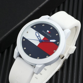Reloj de silicona casual analógico simple de cuarzo para hombre/mujer reloj Tommy Hilfiger/reloj deportivo (2)
