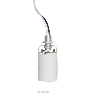 Seguridad Durable fácil instalación cerámica E27 E14 Base de la lámpara