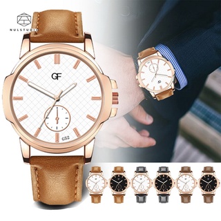 Fashion Simple Style Quartz Watches Classic Men Watches Round Dial Leather Strape Casual Watch