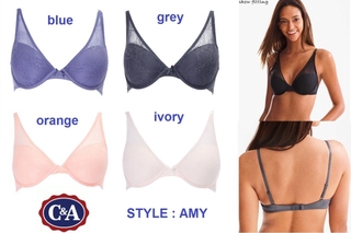 Amy C&A Style Bra disponible en 4 opciones de colores