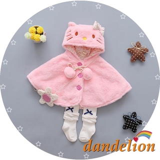 Dandelion-abrigo/sudadera con capucha y estampado De Gato para niñas