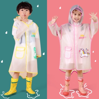 Impermeable transparente para niños y niñas bebés y juguetes de los niños de moda accesorios y bolsas de lluvia ropa de lluvia Slicker Mackintosh impermeable