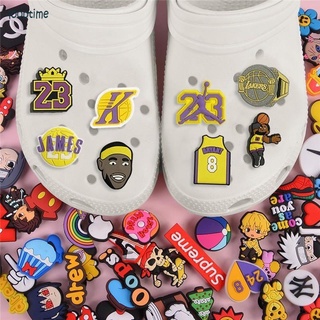 (50 Modles） NBA Star Kobe Bryant Jibz-Accesorios Para Zapatos De Cocodrilo, LOGO, Dijes Para Sandalias De PVC, 1 Ud. (1)