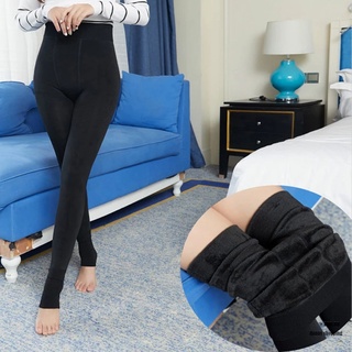 Fleece Leggings cálidos para mujer/invierno cálido/pantalones De Cintura Alta/mallas gruesas súper elásticas