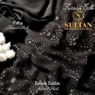 Varios colores en relieve burbuja tela Fursan seda Sultan Original - 50 Cm
