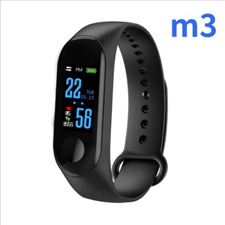 Nueva pulsera inteligente M3 Reloj inteligente M3 para hombres y mujeres, resistente al agua, podómetro Bluetooth, pulsera deportiva multifuncional