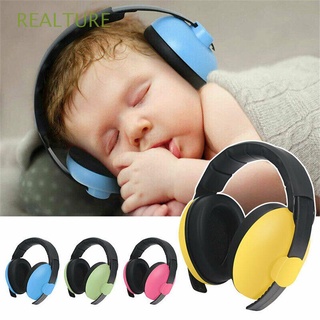 realture bebé orejeras ajustable auriculares protector de oído orejeras niños recién nacidos suave niños defensores auriculares reducción de ruido/multicolor