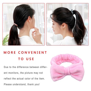 Plush Butterfly End Hairband Wash Face Hairbands Turban Hair Accessories