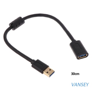 Vansey Super Speed USB 3.0 AM-AF Extension Cable Cord Male to Female Data Sync Extender Line Wire for Hard Disk PC Computer Laptop