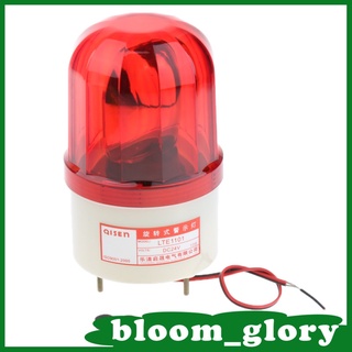 [bloom] 24v led giratorio luz estroboscópica luz de advertencia lámpara de seguridad rojo