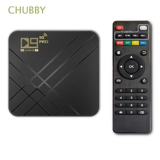 CHUBBY 1GB 8GB Set Top Box 4K D9 PRO TV Box Smart TV Box Equipos de video Receptores de TV H.265 Android 10.0 Reproductor multimedia HD Reproductor multimedia WiFi