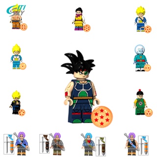 nuevo dragon ball minifigures lego broli son goku vegeta bloques de construcción juguetes