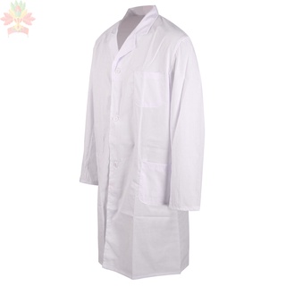 bata de laboratorio higiene industria alimentaria almacén de laboratorio médicos abrigo blanco (3)