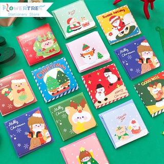 Flowertree - bloc de notas para tarjetas de navidad (1 unidad)