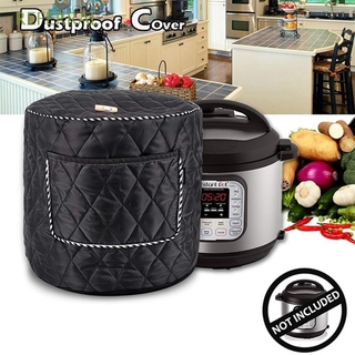 REFERRAL Black/Red Dustproof Cover Cotton Electric Pressure Cooker Dustcover Cooking Kitchen Rice Cooker Durable Air Fryer 6QT/8QT Instant Pot Accessories