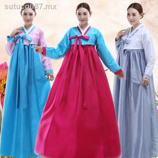 ▬▪Vestido coreano, vestido de clan fresco, hanbok para damas, corte coreana mejorada vestido, ropa de danza tradicional coreana