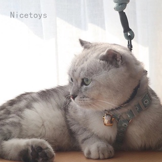 Nicetoys - correa ajustable para mascotas, Collar de cachorro, arnés para perros pequeños, medianos, grandes