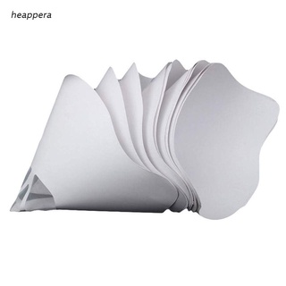 hea 3d impresora filtro de papel 50pcs/100pcs pla fotocuring consumibles de resina uv accesorios más grueso embudo de papel
