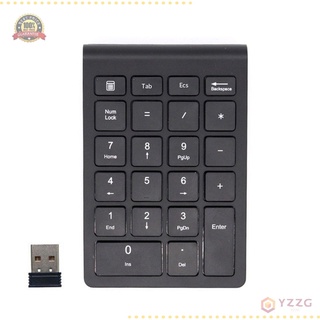 [0906] G teclado numérico inalámbrico 22 teclas USB G para computadoras de escritorio portátil