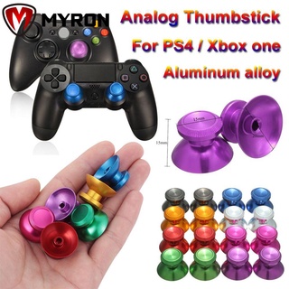 Myron Game Analog Thumbstick colorido controlador de aluminio Joystick Universal de repuesto tapas de Metal cubierta agarre/Multicolor