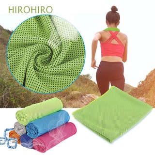 hirohiro ultraligero enfriamiento rápido frío sensación de secado rápido toalla deportiva de viaje de microfibra de verano yoga gimnasio fitness hielo toalla cara/multicolor
