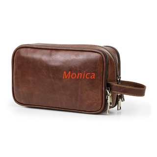 MON Men Portable Travel Cosmetic Makeup Bag Toiletry Case Clutch Handbag Purse Storage Pouch Organizer