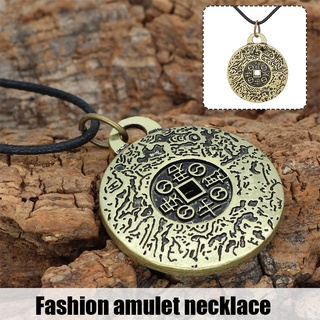 The Properties of Feng Shui Money Amulet Necklace Vintage Style Jewelry Gift for Men Women