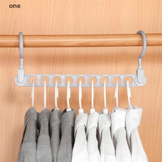one 9 hole magic clothes hanger multifunction folding hanger rotating clothes hanger .