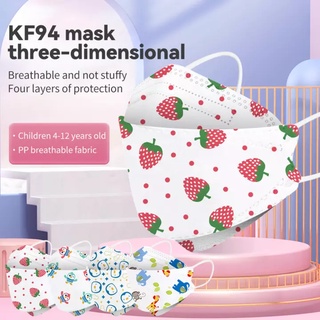 🎉Los productos están listos para su envío 🎨 50pcs / Pack KF94 Mask KF94 Korea Mascarilla facial para adultos y niños 4ply Prevent Influenza