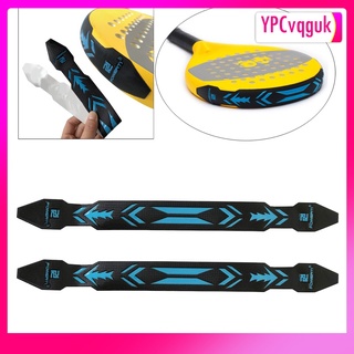 [venta caliente] 1 par 3d cinta de tenis de paddle protección de la cabeza de playa raqueta de tenis protector de raquetas de entrenamiento deportes al aire libre