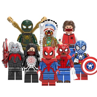 Minifiguras Marvel Super Heroes Spider-man Bloques De Construcción Juguetes Regalo