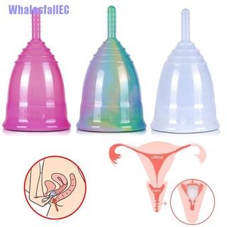 WhalesfallEC > Copa Menstrual Suave Multicolor De Silicona Para Higiene Femenina Taza Reutilizable