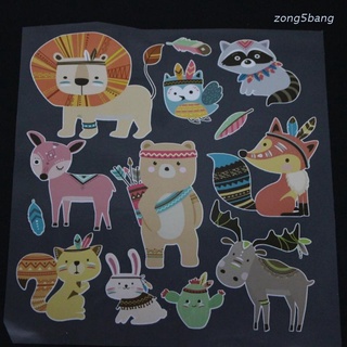 Zong Animal dibujos animados DIY ropa de hierro transferencia de calor pegatina parche decoración artesanal