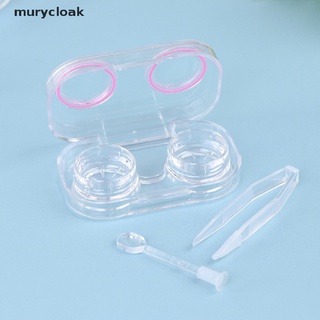 murycloak portátil lente de contacto caso de belleza pupil lentes caja contenedor titular lentes caja mx