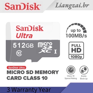 Sandisk Ultra Micro SD 64GB 128GB 256GB 512GB 100MB / s Tarjeta de memoria A2 Uhs-I U3 Memory Card